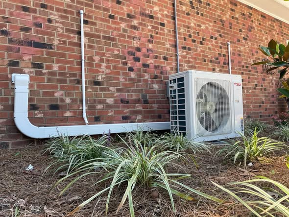 Ductless mini-split installation
