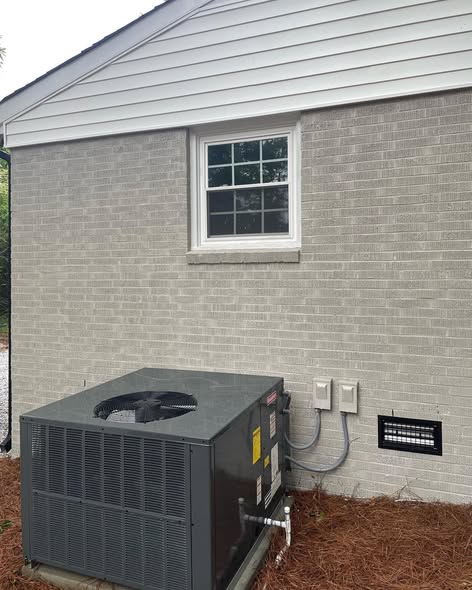 Residential HVAC unit installation